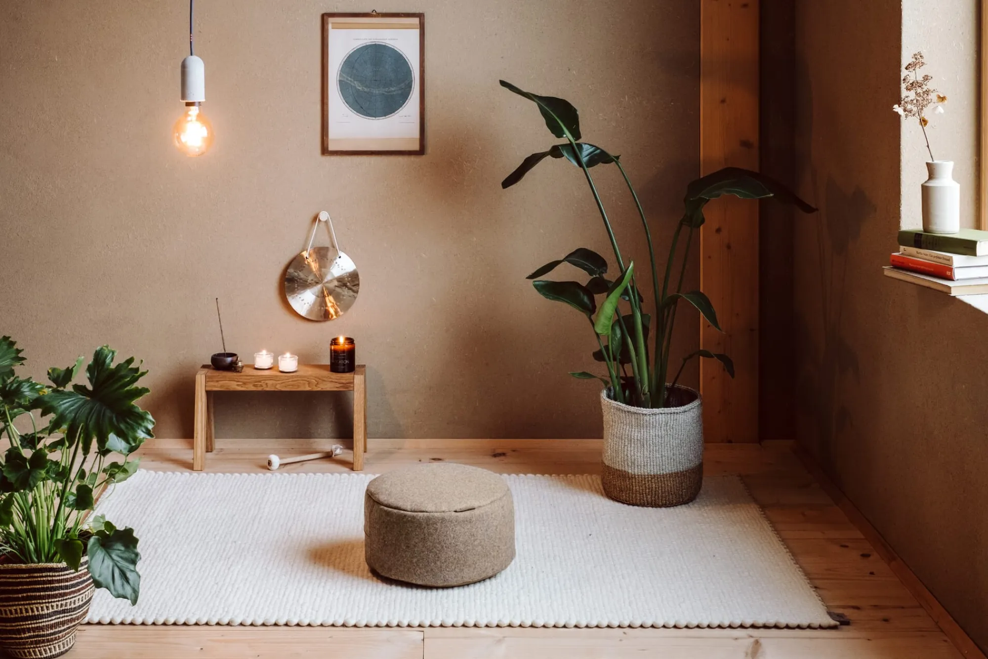 Yogazubehör|Sportgeräte * Hack Lederware Yoga- und Meditationskissen
