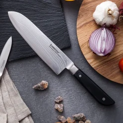 Messer Kohlenstoffstahl|Rostfreie Messer * Zubereitungsmesser Santoku Endeavour