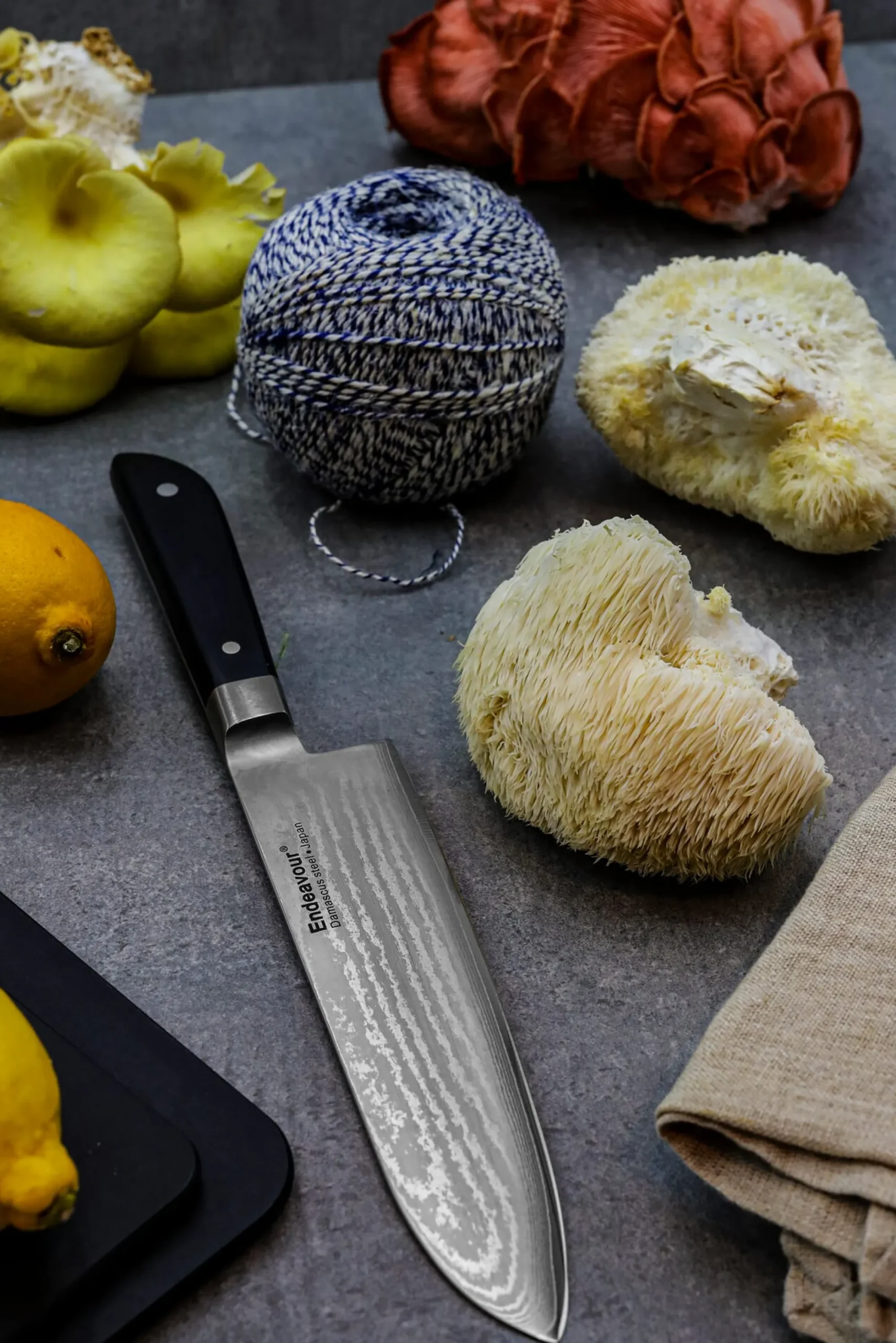Messer Kohlenstoffstahl|Rostfreie Messer * Zubereitungsmesser Santoku Endeavour